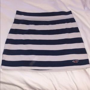 Navy and white striped skirt for sale!
